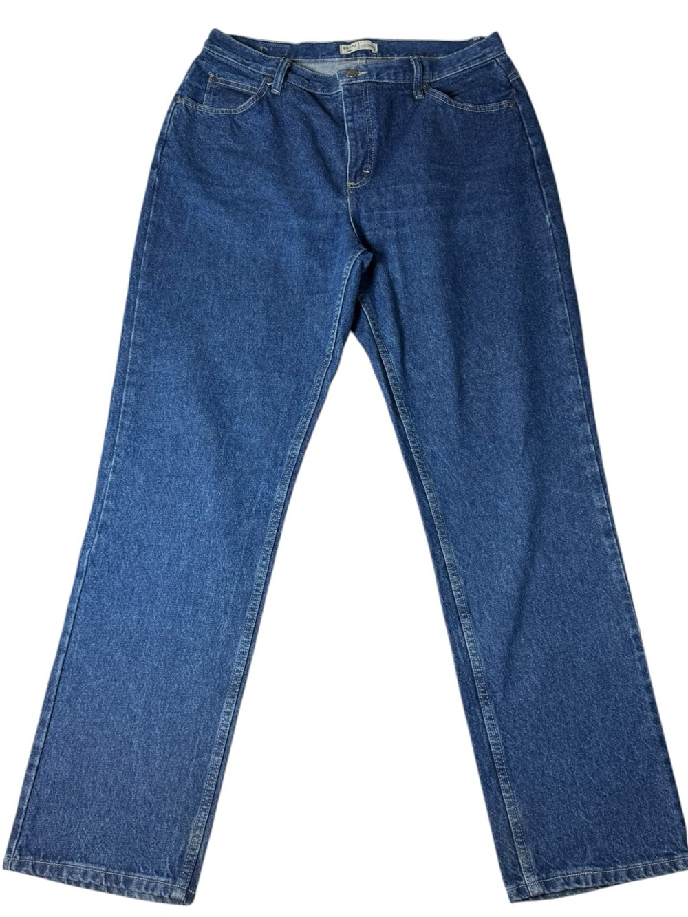 Lee Riders Relaxed Fit Straight Leg Jeans Women’s 16 Long Blue